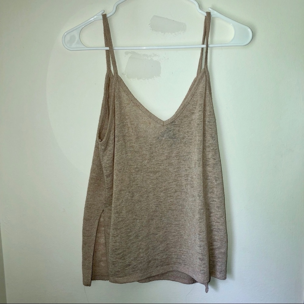 Tan Tank Top